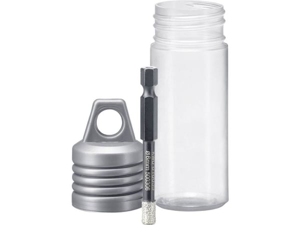 kwb 500306, Single/enkelt, Drill, Keramisk, Granitt, Hard keramikk, Marmor, Soft Keramiske veggflis, Stein, Flis, Svart, 3,2 cm, 6,7 cm