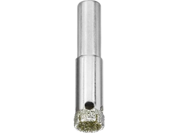 kwb 499812, Single/enkelt, Drill, Keramisk, Granitt, Marmor, Naturstein, Rør, Soft Keramiske veggflis, Flis, Grå, Sylindrisk Skaft, 2,5 cm