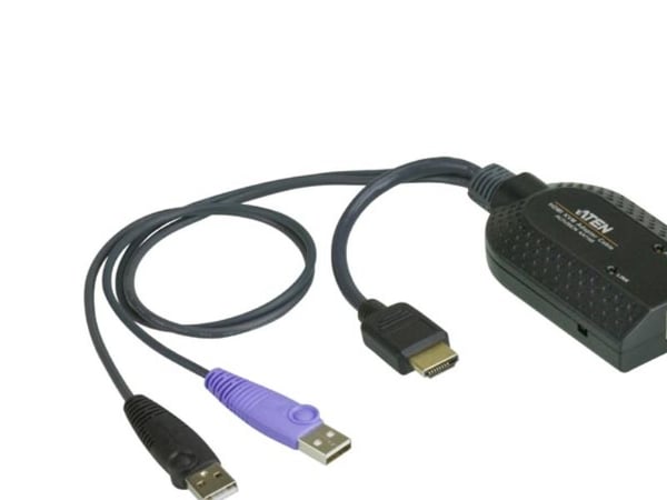 ATEN KA7168 - Tastatur / video / musadapter (KVM) - USB, HDMI (hann) til RJ-45 (hunn)
