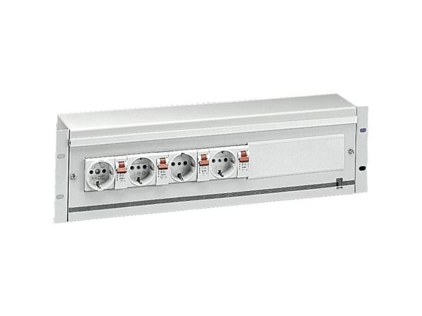 Rittal DK 7480.035, Grå, 3U, 48,3 cm (19"), 482,6 mm, 1 stykker, 2,55 kg