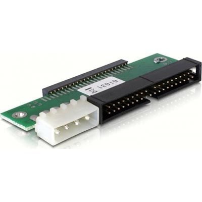 Delock - IDE / EIDE-adapter - 40 pin IDC, 4-pin intern strøm (hann) til 44 pin IDC (hunn)