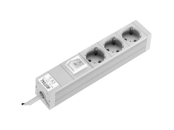 Rittal 7240.120, Grå, Alumiini, 306 mm, 44 mm, 44 mm, 44 mm, 650 g