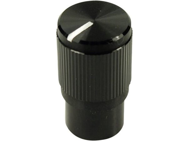 Cliff FC7259 FC7259 Drejeknap Sort (Ø x K) 10,7 mm x 19 mm 1 stk 1 stk