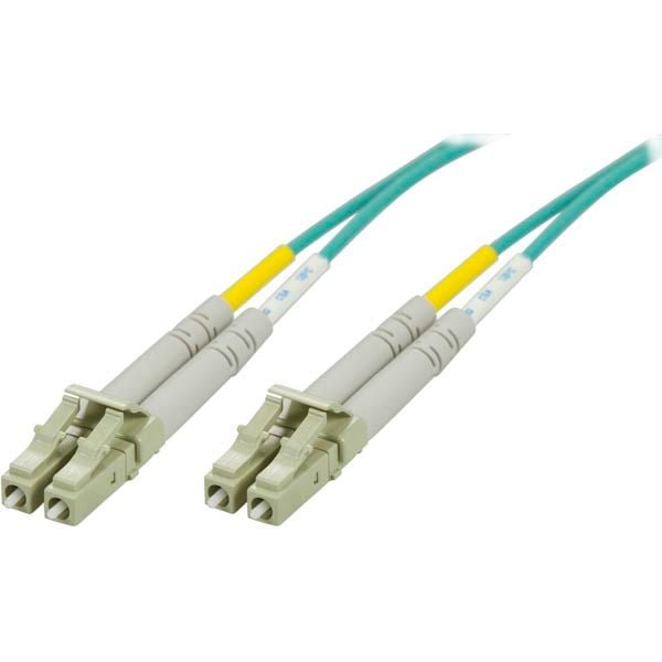 DELTACO - Nettverkskabel - LC multimodus (hann) til LC multimodus (hann) - 20 m - 20 m - fiberoptisk - 50 / 125 mikroner - OM3