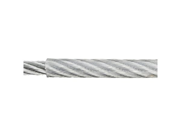 dörner + helmer 190041 Galvaniserad ståltråd (Ø x L) 2 mm x 120 m Transparent