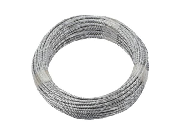 dörner + helmer 190380 Ståltråd Galvanisert (Ø x L) 2 mm x 30 m Grå