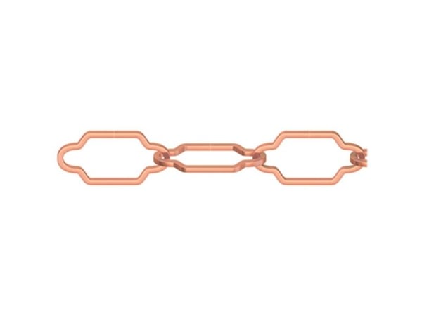 Dörner + Helmer 153502, Stål, 2 mm, brons, 5 m, Tyskland, 1 styck