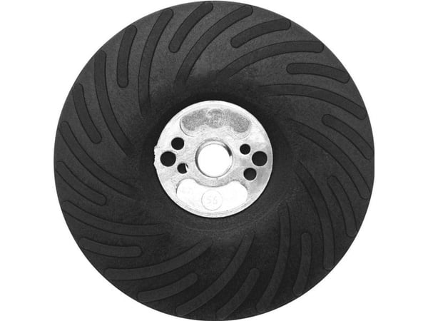 Metabo 626632000, Støttepute, Metall, Tre, 12,5 cm, Nedtrykket senter, Svart, 12200 RPM
