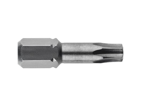 Metabo 628522000, 3 stykker, Torx, T15, 25 mm, 25,4 / 4 mm (1 / 4"), Sekskantet