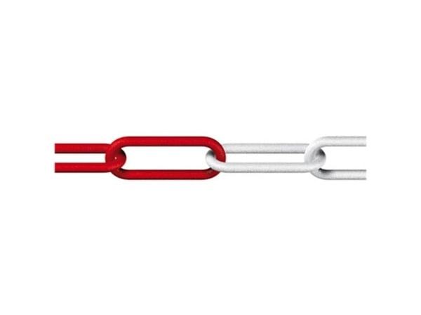 Dörner + Helmer 128954, Polyetylen (PE), 6 mm, Rød, Hvit, 25 m