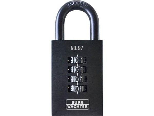 Burg Wächter Numero 97 50 SB hengelås 50 mm kombinasjonslås