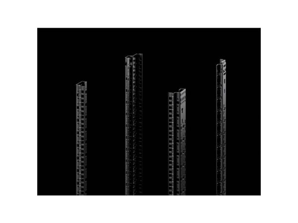 Rittal 5302.104, Rackskinne, Sort, Stål, 47U, VX IT, 48,3 cm (19")