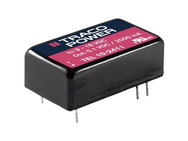 Traco Power TEL 10-2411, 23,8 mm, 8 mm, 13,7 mm, 6,5 g, 10 W, 18-36 V