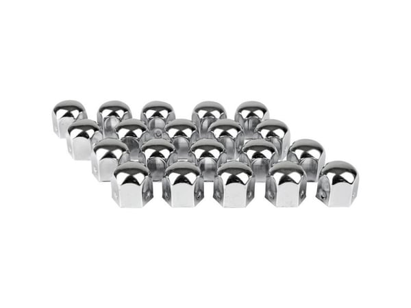 Eufab 15230 Pyöränpultin korkki Sopii 17 mm kromi metallia