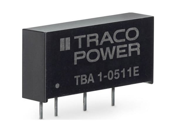 Traco Power TBA 1-0522E, 6 mm, 10 mm, 19,5 mm, 2,3 g, 1 W, 4.5-5.5 V