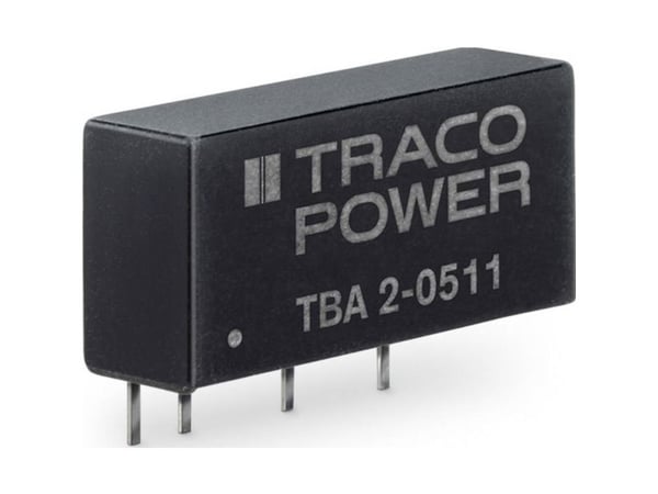Traco Power TBA 2-1222, 7,6 mm, 10,2 mm, 19,6 mm, 2,8 g, 2 W, 10.8-13.2 V