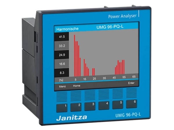 Janitza UMG 96-PQ-L strøm­analysator 90-277V (5236001)