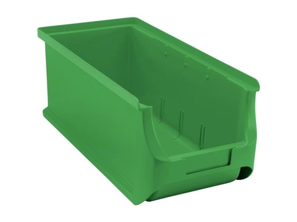 Allit 456293 Oppbevaringsbokser (B x H x D) 125 x 150 x 320 mm Grønn 1 stk