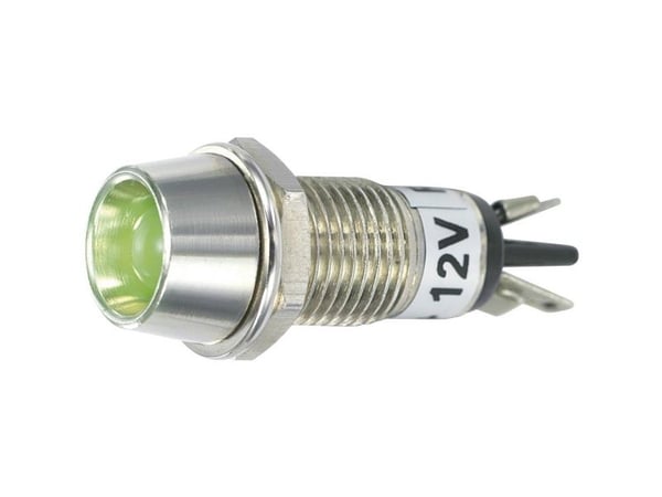 TRU COMPONENTS 1587957 LED-merkkivalaisin Vihreä 12 V/DC TC-R9-115L 12 V VIHREÄ 12 V VIHREÄ
