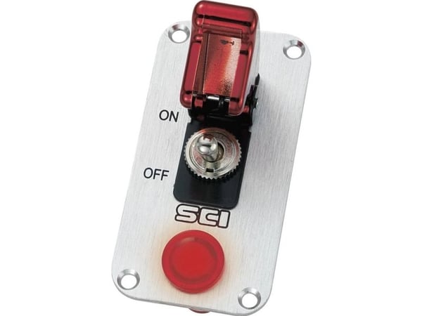 TRU COMPONENTS 1587936 bilbetjeningspanel TC-R18-P1A 12 V/DC 20 A, 1 x Av/På klikk, 1 stk