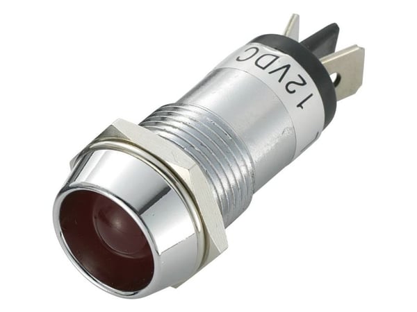 TRU COMPONENTS TC-R9-86L-01-WR LED-merkkivalaisin punainen 12 V/DC