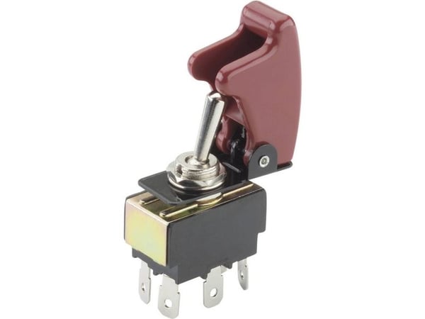 TRU COMPONENTS 1587823 TC-R13-28B-01/R17-10 Keinukytkin 250 V/AC 10 A 2 x On/On Klikkaava 1 kpl