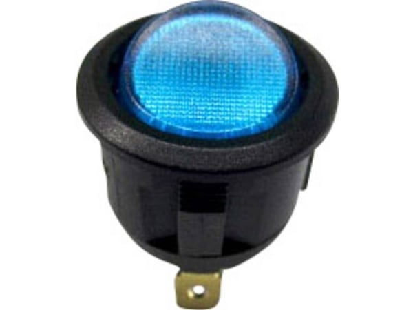 TRU COMPONENTS 1587855 Keinukytkin TC-R13-112I B/W 12 V/DC 6 A 1 x Pois päältä / Päälle naksahtaen 1 kpl