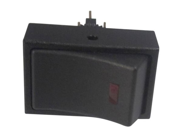 TRU COMPONENTS bilvippe-kontakt TC-R13-207L-SQ RØD 12V/DC 12 V/DC 20 A 1 x Off/On klikk 1 stk