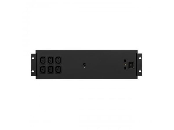 EVER SINLINE 2000 USB HID - UPS (kan monteres i rack) - AC 230 V - 1300 watt - 2000 VA - 5 Ah - USB - utgangskontakter: 6 - 3U - 19"