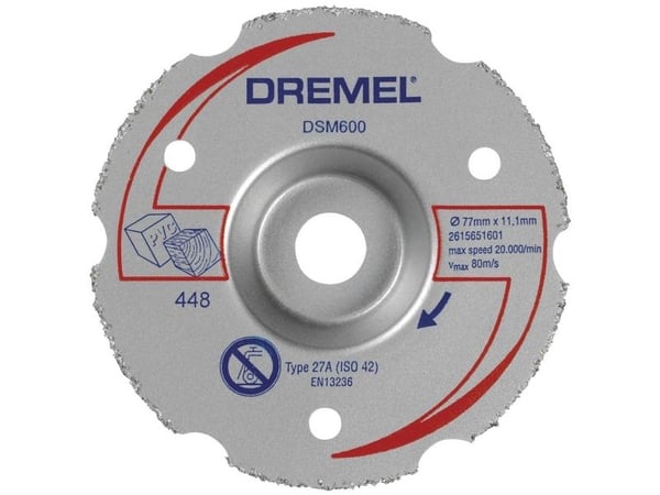 Dremel KARBIDSKIVE DSM600 FLYSSKÄRARE UNIVERSAL