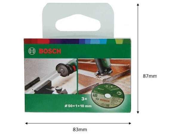 Bosch LEIKKURI TERÄ A60N BF 50X1X10MM 3KPL 3KPL