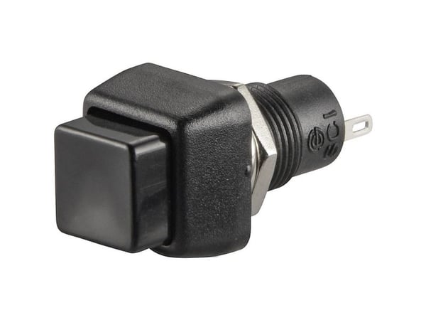 TRU COMPONENTS 1587719 TC-R13-83A-05BK Painonappi 250 V/AC 1 A 1 x Off/(On) Painonappi 1 kpl 1 kpl