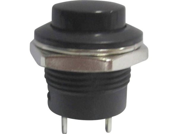 TRU COMPONENTS TC-R13-507A-05BK Trykknap 250 V/AC 3 A 1 x Off/(On) Tastende 1 stk