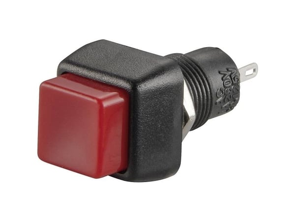 TRU COMPONENTS TC-R13-83A-05RT Trykknap 250 V/AC 1 A 1 x Off/(On) Tastende 1 stk