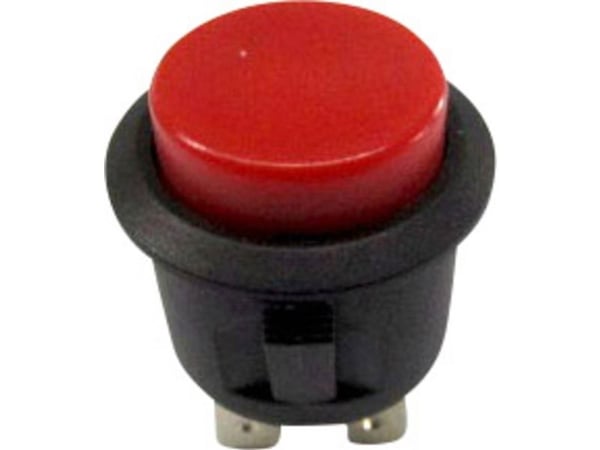 TRU COMPONENTS 1587759 TC-R13-527A-02RT Trykknap 250 V/AC 6 A 1 x Off/(On) Tastende 1 stk