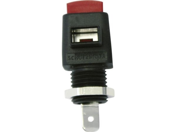 Schützinger ESD 798 / RT sikkerhets-lyntrykk-klemme rød 16 A (1 stk.)