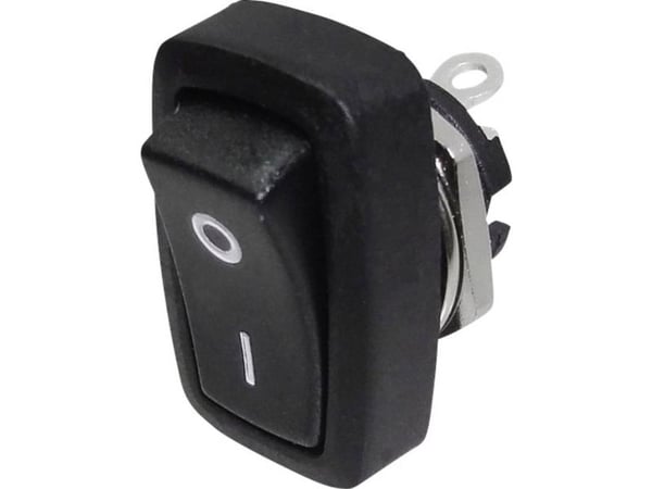 TRU COMPONENTS keinukytkin TC-R13-228A-05 250 V/AC 6 A 1 x Off/On Klikkaava 1 kpl