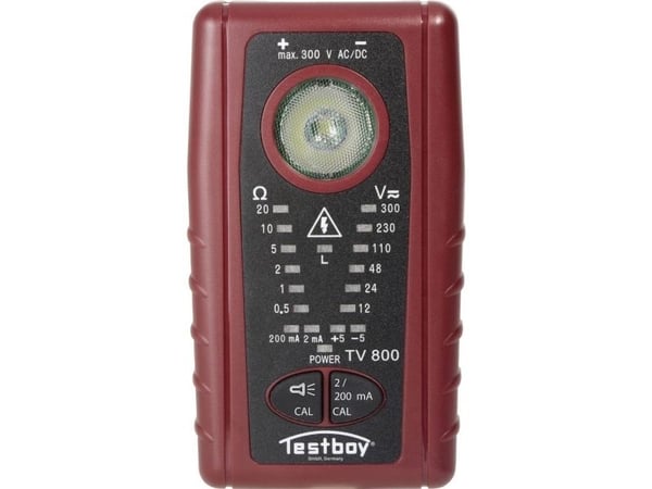 Testboy TV 800 gjennomgangskontrollapparat CAT III 300 V, akustisk