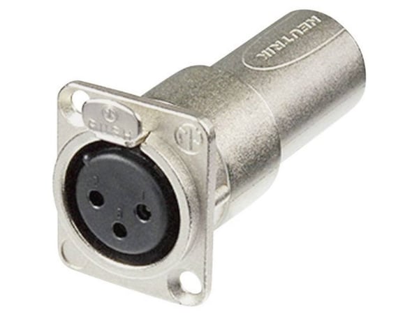 Neutrik NA3FDM, XLR, XLR, Sølv