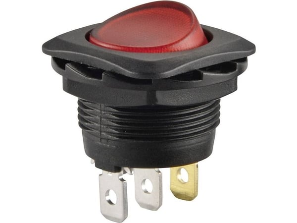 TRU COMPONENTS 1587556 Keinukytkin TC-R13-135B-02 250 V/AC 10 A 1 x Off/On Klikkaava 1 kpl