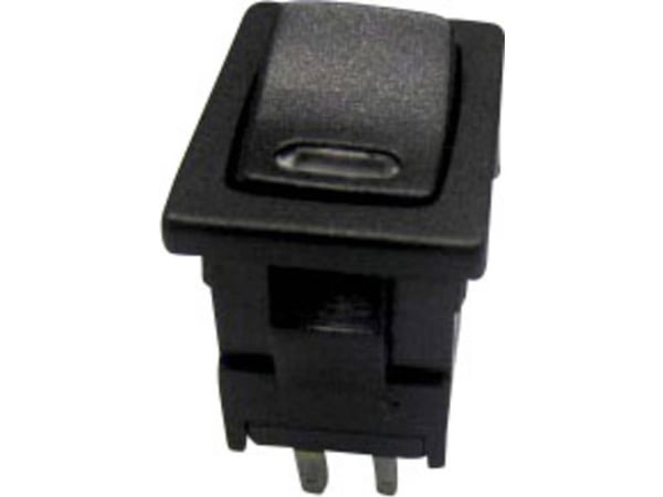 TRU COMPONENTS 1587519 vipcbrytare TC-R13-66L-02 LED 24V/DC 250 V/AC 6 A, 1 x Off/On, klickande, 1 st