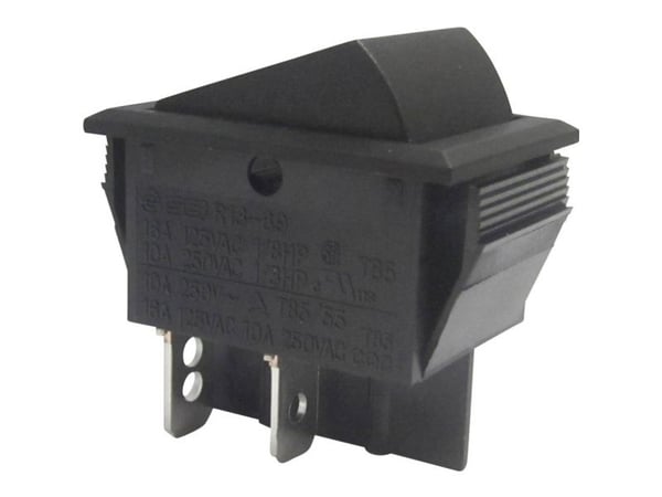 TRU COMPONENTS keinukytkin TC-R13-69A-01 250 V/AC 10 A 2 x Off/On Klikkaava 1 kpl