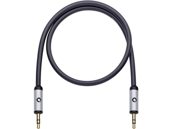 OEHLBACH 60017, 3.5mm, Hankjønn, 3.5mm, Hankjønn, 5 m, Sort