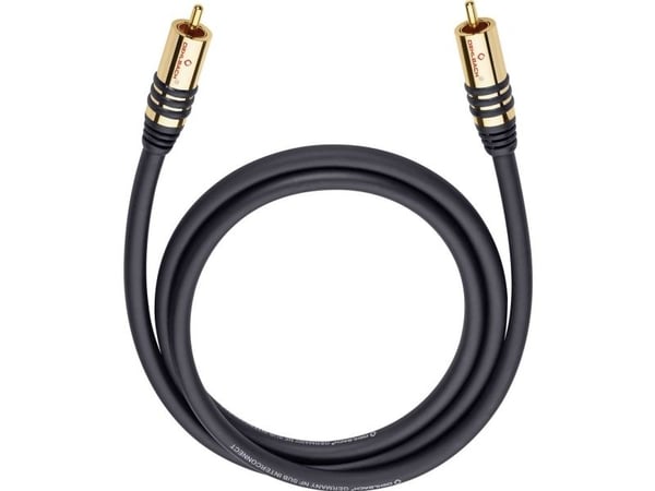 OEHLBACH NF Sub 1000, RCA, Hankjønn, RCA, Hankjønn, 10 m, Sort