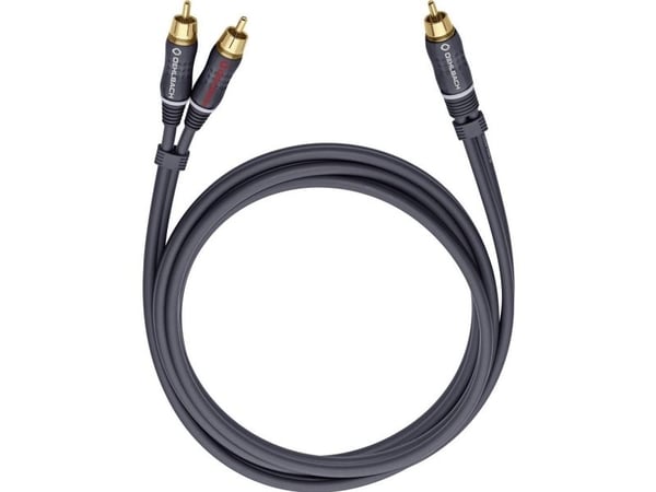 OEHLBACH BOOOM!, 2 x RCA, Hankjønn, RCA, Hankjønn, 10 m, Fiolett