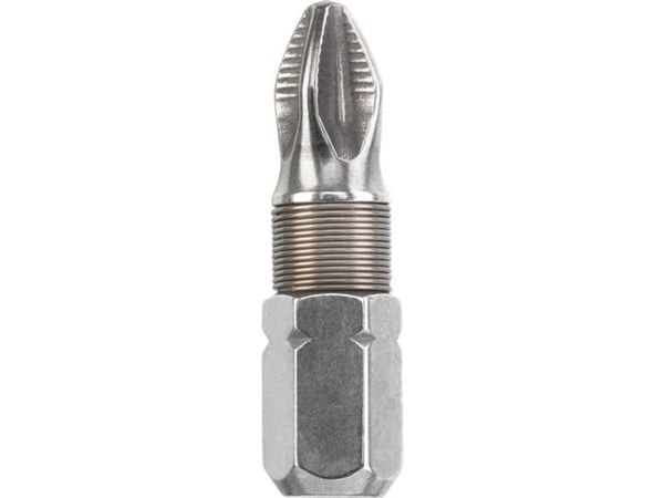 kwb Inox, 1 stykker, Pozidriv, PH 2, Rustfritt stål, 25 mm, 25,4 / 4 mm (1 / 4")