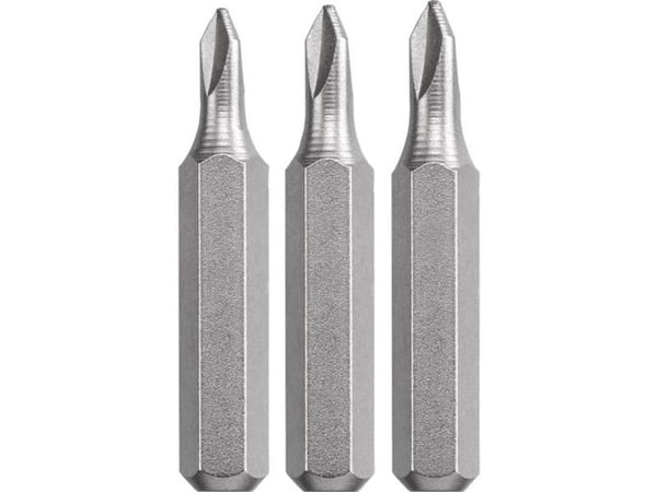 kwb 128740, 3 stykker, Tri-Wing, Stål, 0, 1, 2, 28 mm, 25,4 / 4 mm (1 / 4")