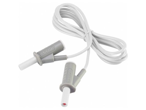 V-TCRAFT MSB-501 Turvatestijohto Teräliitin 4 mm Teräliitin 4 mm 1,50 m Valkoinen 1 kpl 1 kpl