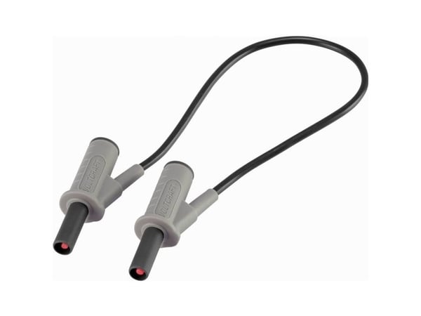 V-TCRAFT MSB-501 Turvatestijohto Teräliitin 4 mm Teräliitin 4 mm 25.00 cm Musta 1 kpl 1 kpl