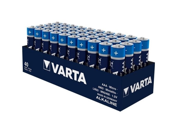 Varta Longlife Power 4903 - Batteri 40 x AAA / LR03 - Alkalisk